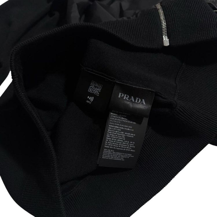 Prada Re-Nylon Wool Zip Up image 5