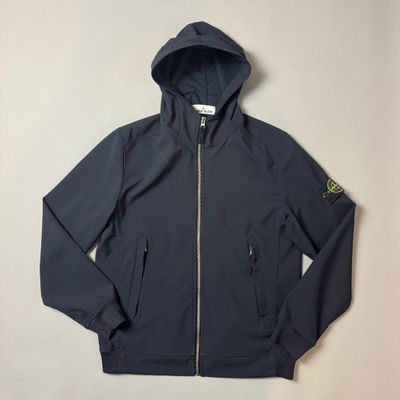Stone Island Navy Blue Light Soft Shell R - Medium