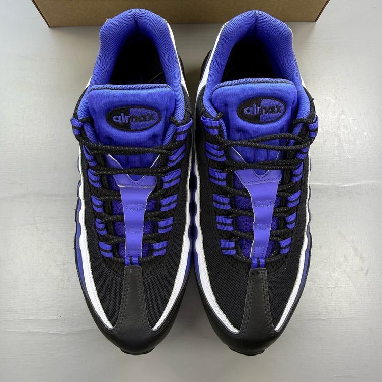 Immagine di Nike Air Max 95 Size UK 9 Persian Violet Black White Men's Trainers 749766-501 7