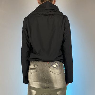 black puffer pullover 3