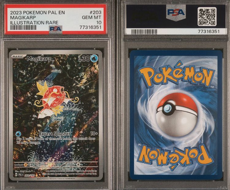 Magikarp Pokemon Trading Card PSA 10