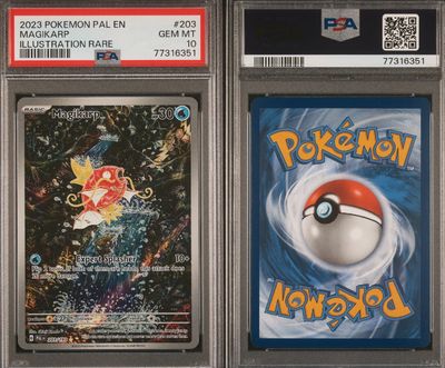 Magikarp Pokemon Trading Card PSA 10