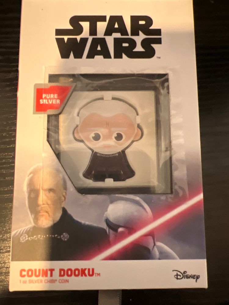Star Wars Count Dooku Silver 1oz