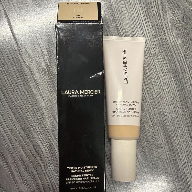 Laura Mercier Tinted Moisturizer Natural DEWY 1W Blonde 30ml BNIB image 1