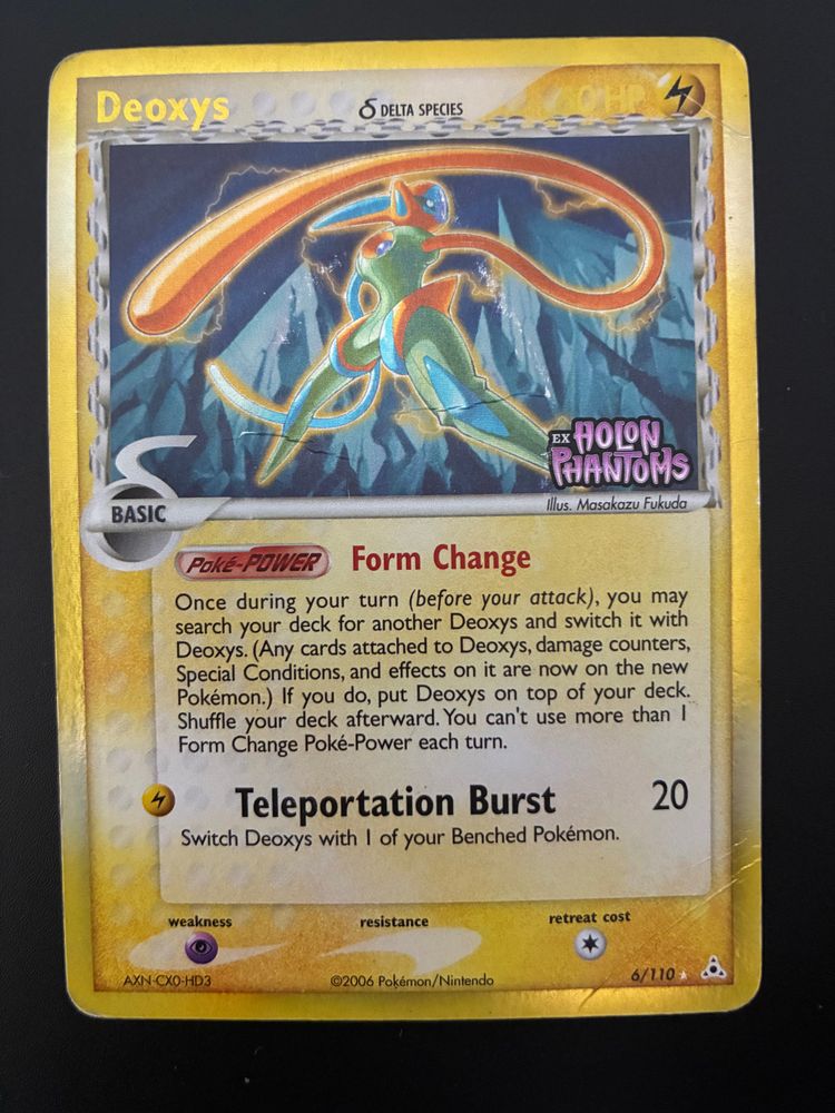 Deoxys Delta Species Reverse Stamped ENG PL Pokémon Card