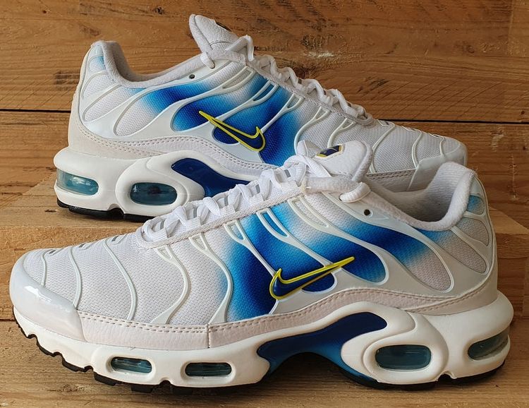 Vintage Trainers Nike TN Air Max Plus Low Textile Trainers UK7/US8/EU41 DX8962-100 White/Blue product image