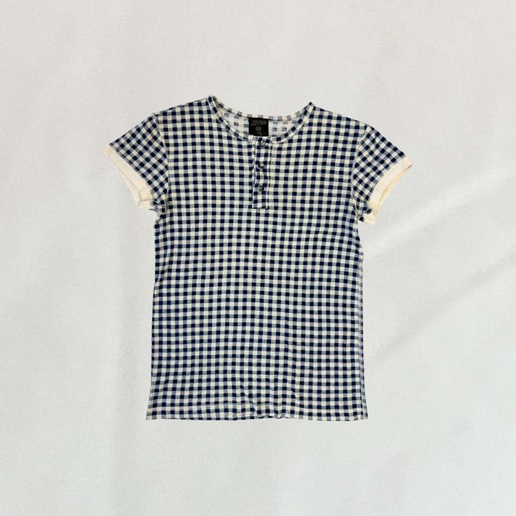 Jean Paul Gaultier gingham T-shirt imagen 3