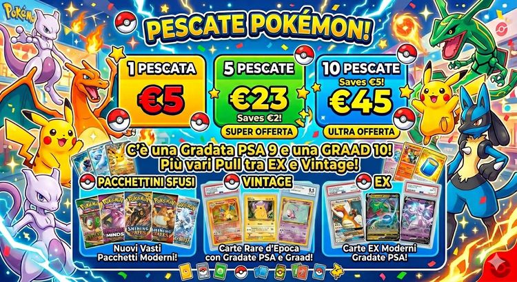 Pokémon 1 pescata 5€ imagen del producto