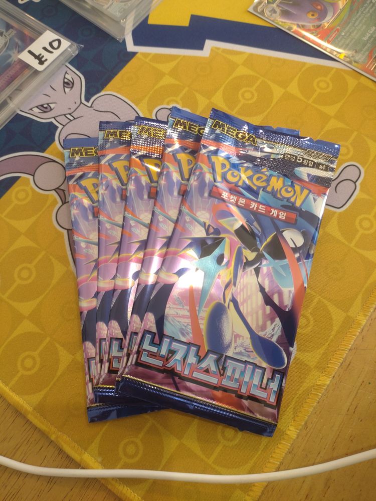 5 Korean ninja spinner Booster Packs obraz 1