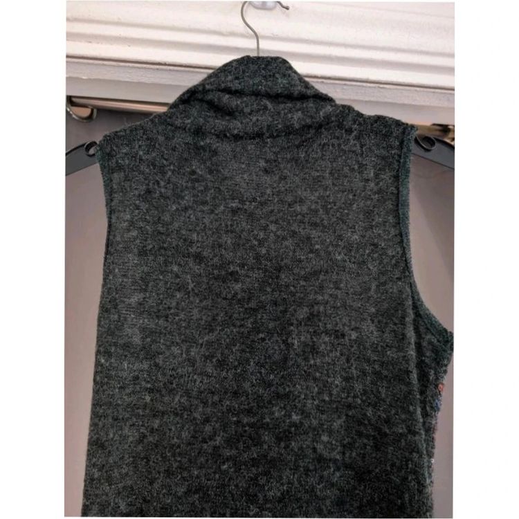 Apricot Charcoal Grey Mixed Knit Cowl Neck Tunic Dress UK 8 Whimsigoth Boho imagen 2