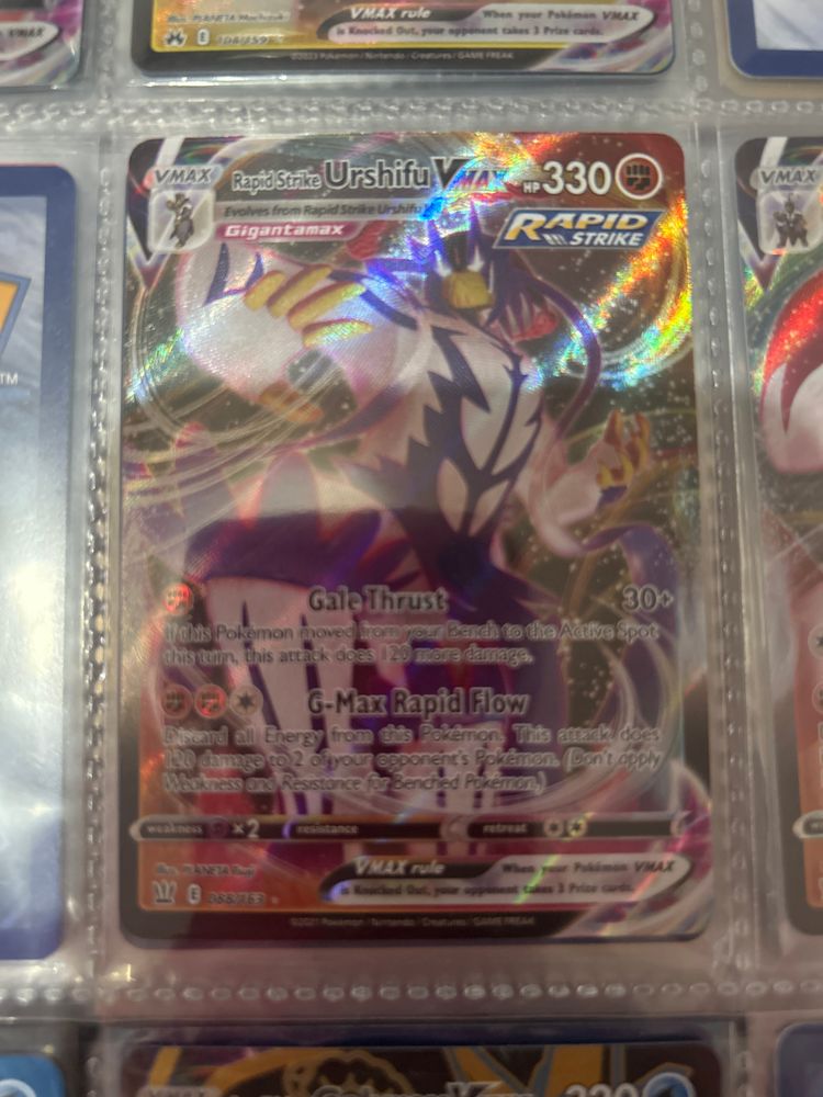 Rapid Strike Urshifu Vmax Pokémon Card