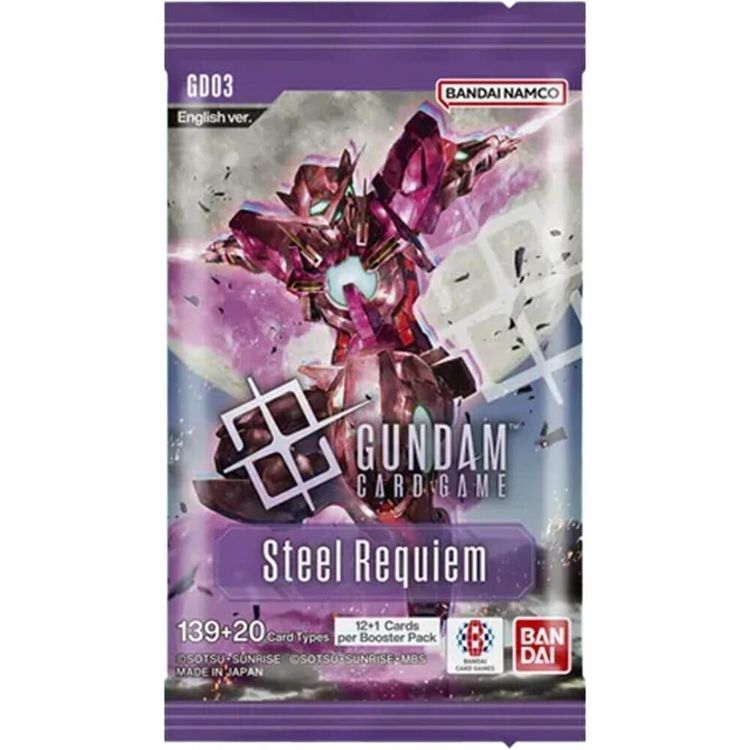 Bandai Gundam Card Game Steel Requiem Booster Pack product image