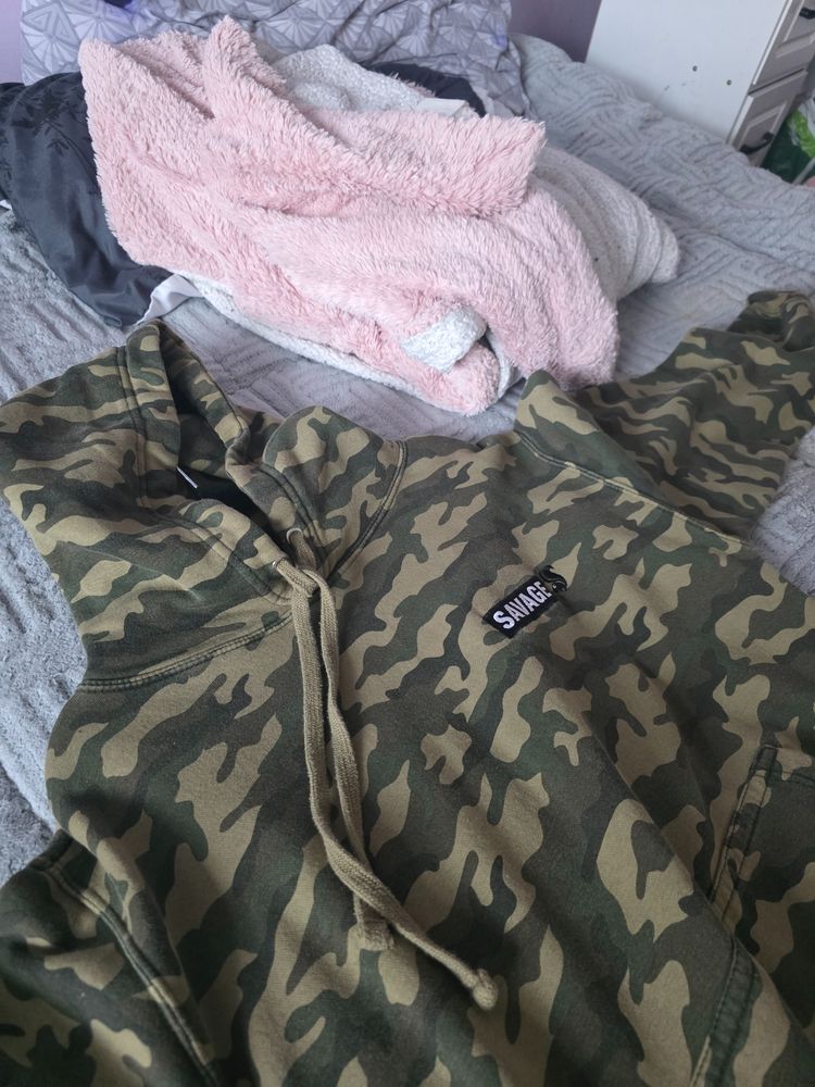 Immagine di Camouflage Hoodie With Savage Patch 1