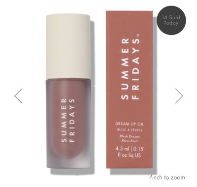 Summer Fridays Dream Lip Oil ‘Blush Dreams’