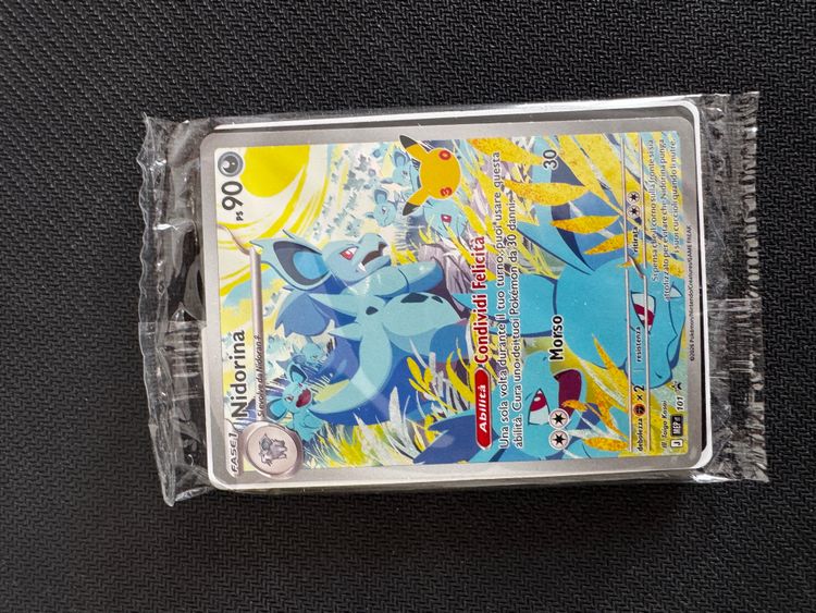 Immagine di Nidorina Pokémon Card promo etb 30 anniversario sealed 1