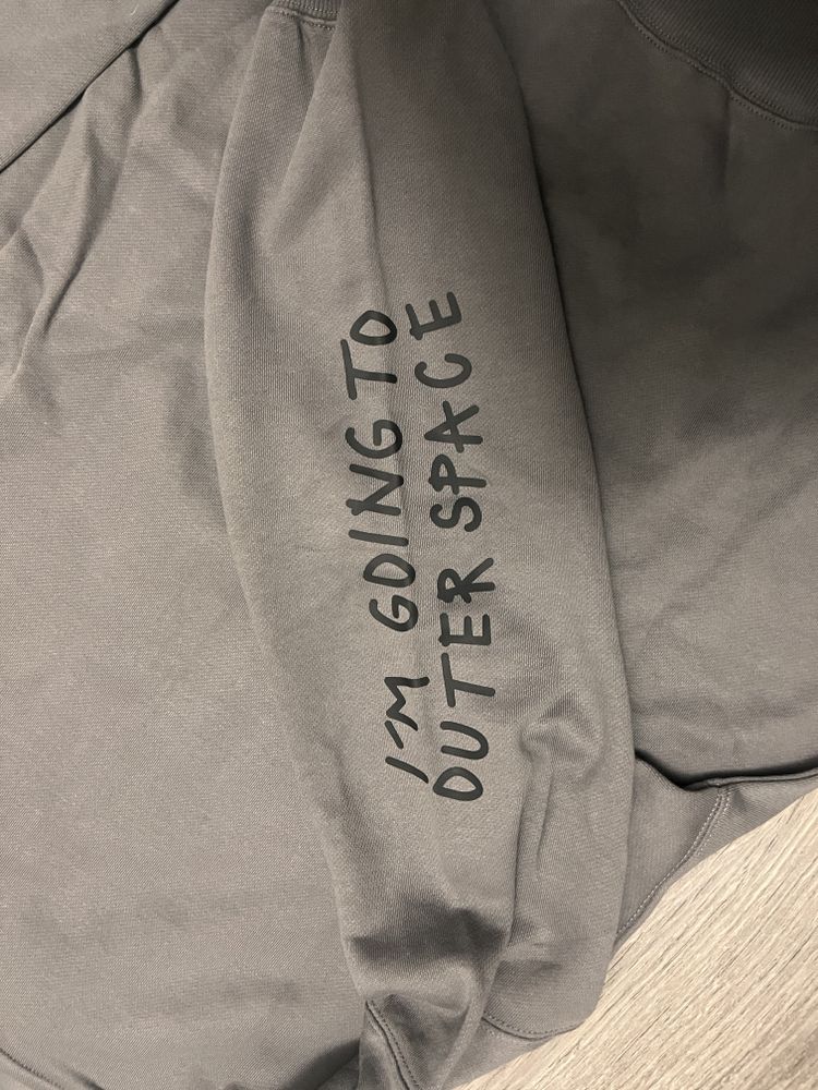 Broken Planet Grey I’m Going To Outer Space Zip-Up image 5