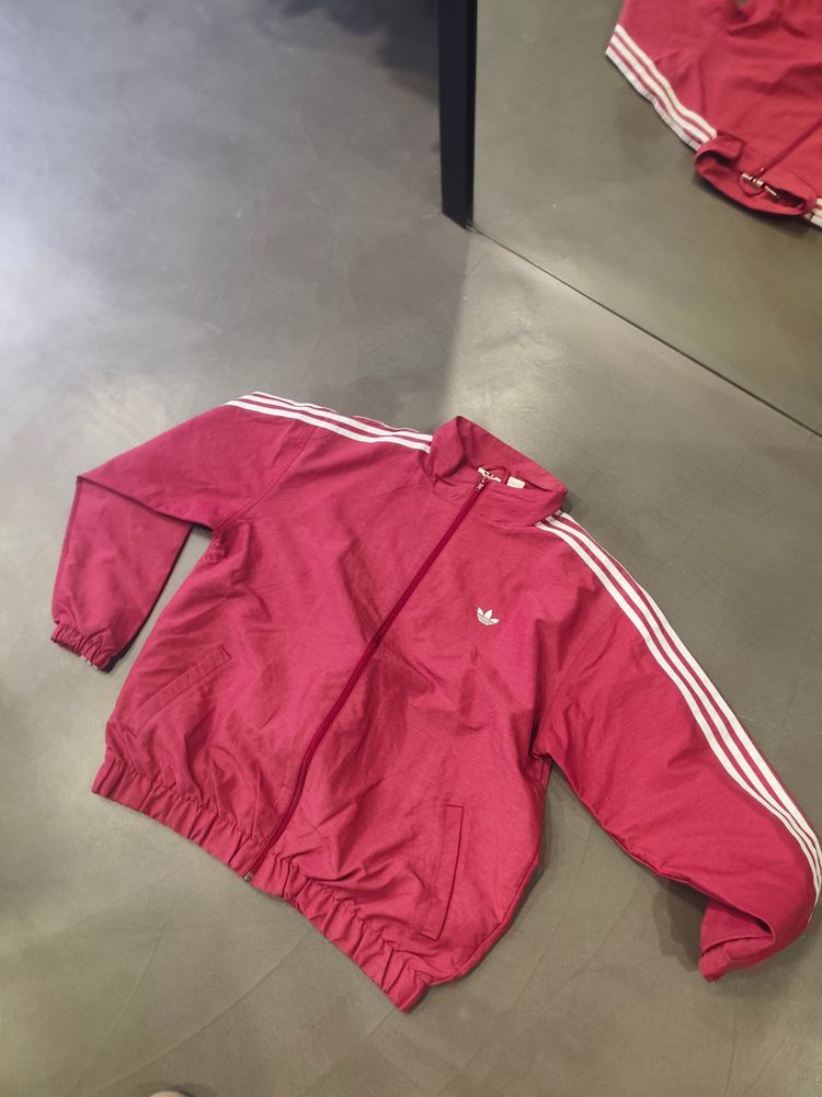 Adidas Red Track Jacket image 1