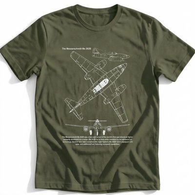 THE MESSERCHMITT ME 262 020 T-Shirt 4
