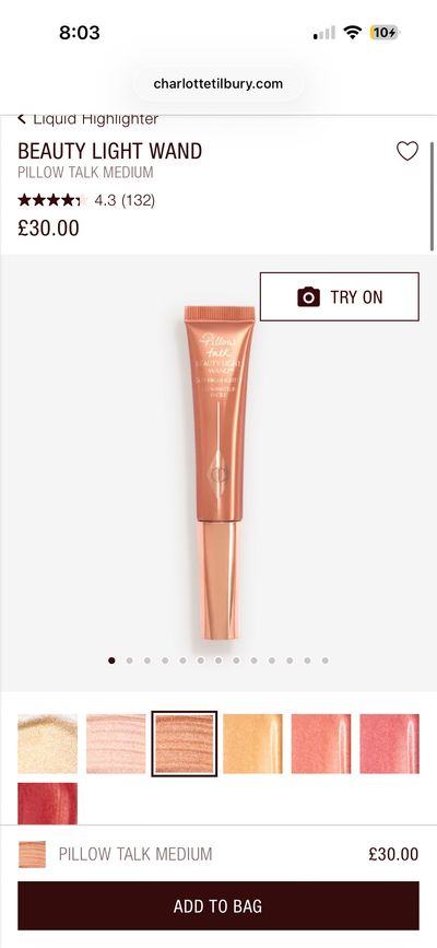 Beauty Light Wand Liquid Highlighter Charlotte Tilbury
