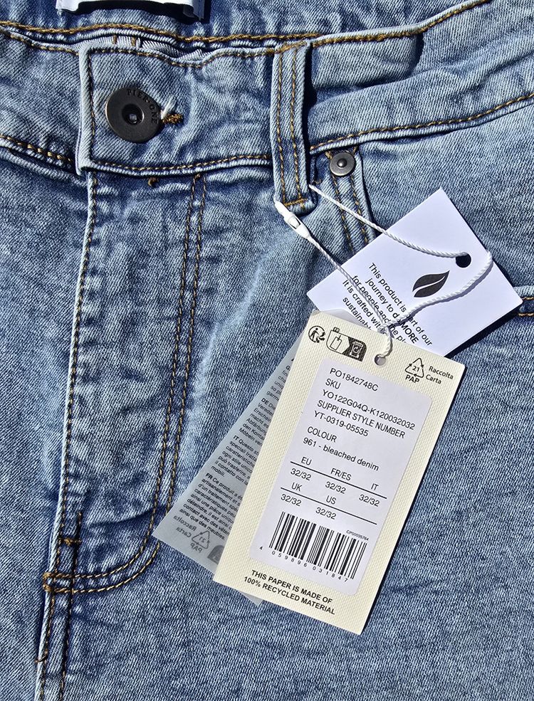 Pier One Bleached Denim Jeans image 5