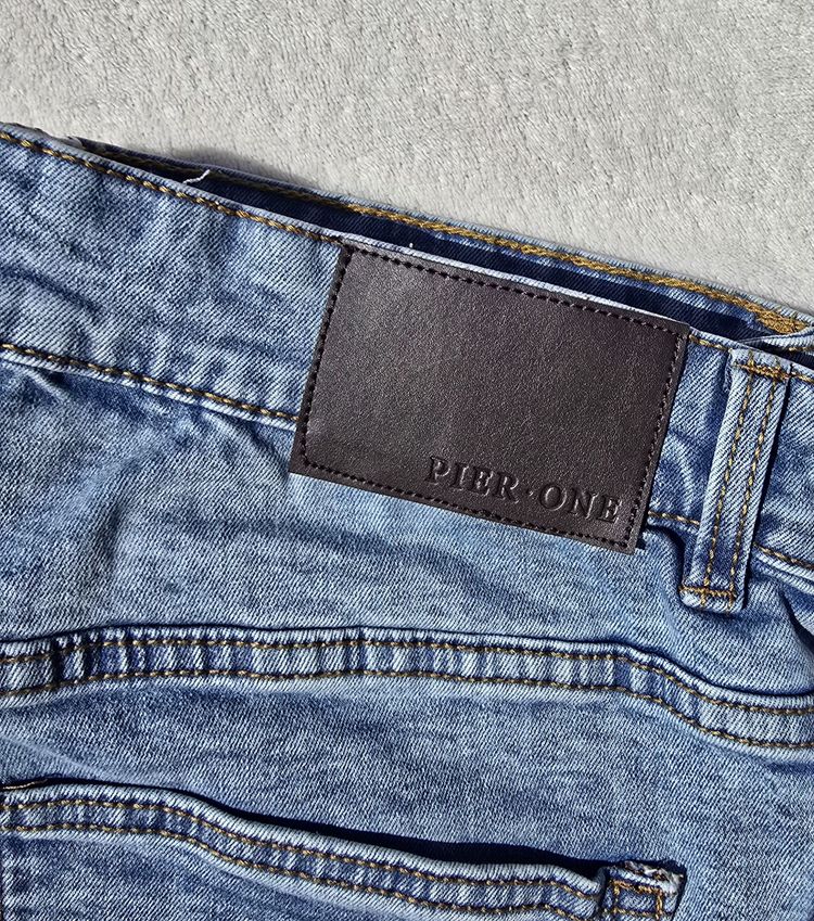 Pier One Bleached Denim Jeans image 4