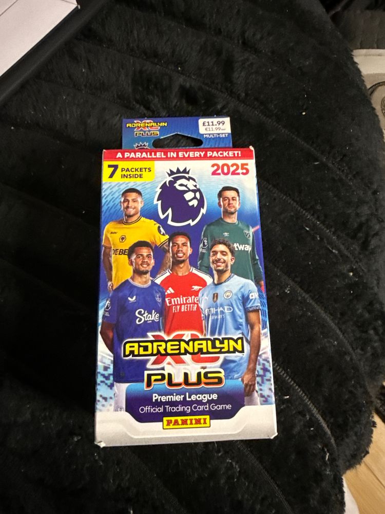 Panini Adrenalyn Xl Plus Premier League Trading Card Pack 2025
