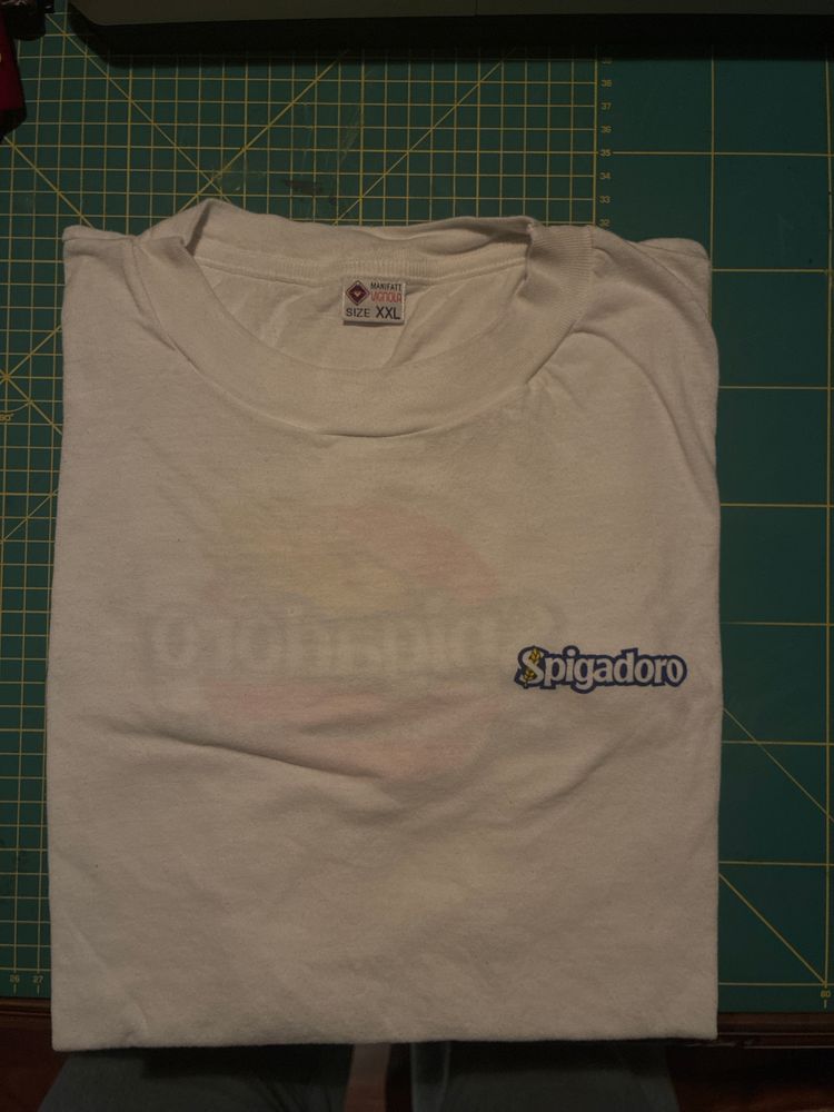 Spigadoro White T-Shirt SINGLE STITCH