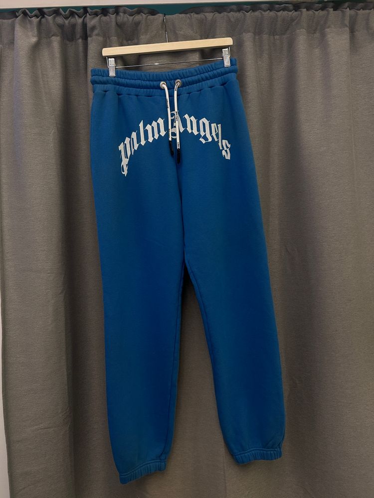 Palm Angels Blue Sweatpants