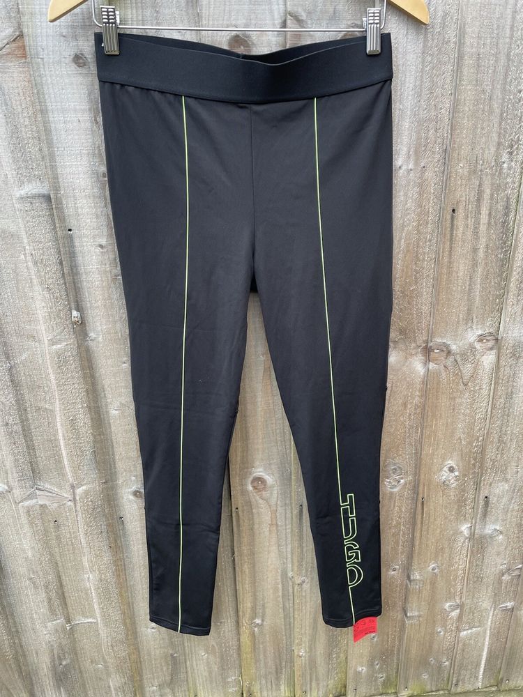 Immagine di HUGO Hugo Boss Active Legging Pants Gym Black Small Brand New With Tags Workout 1