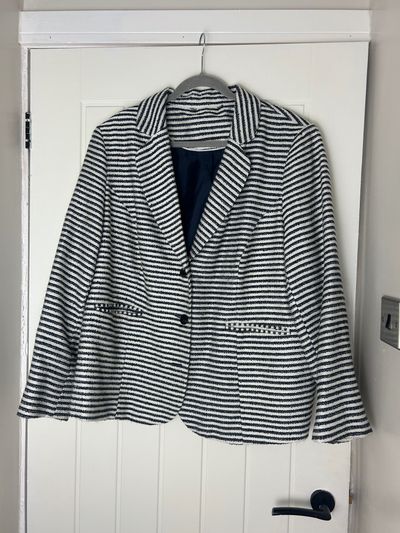 Burberry striped blazer jacket