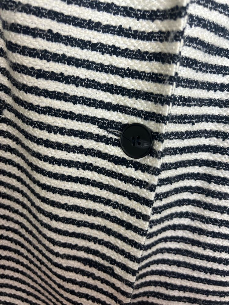 Burberry striped blazer jacket obraz 2