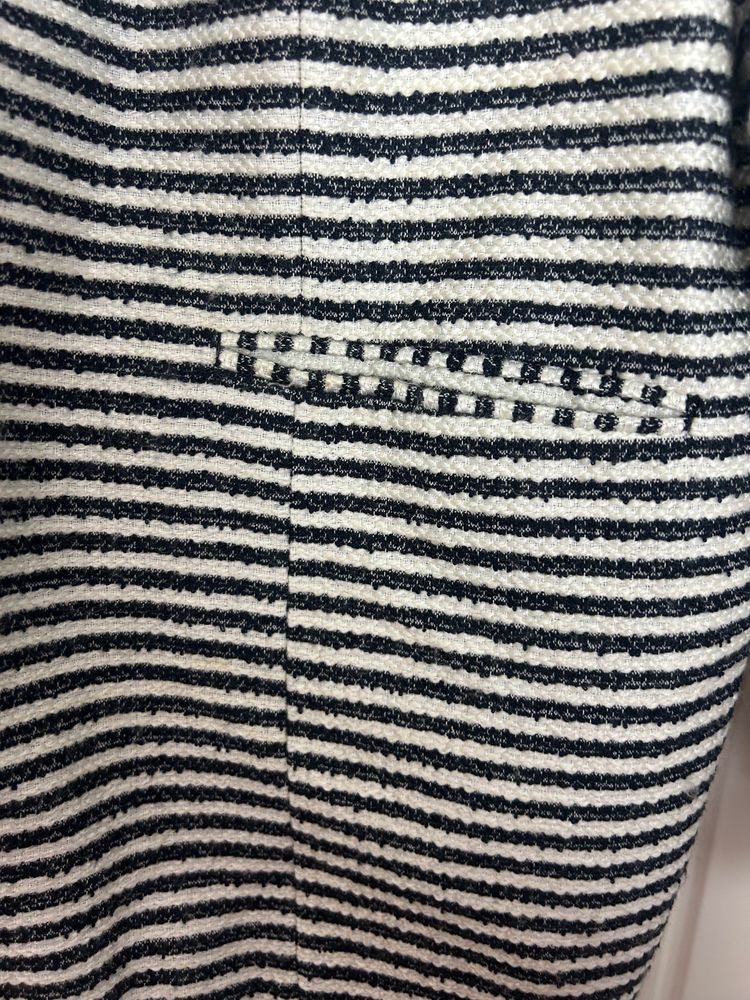 Burberry striped blazer jacket obraz 4