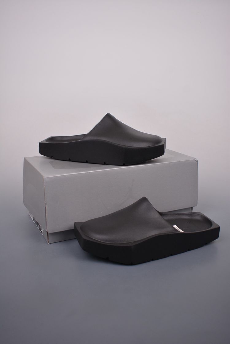 Nike Black Slip-On Sandals image 1