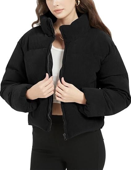 Black Puffer Jacket image 1