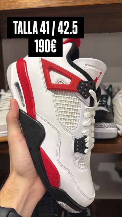 White And Red Sneaker