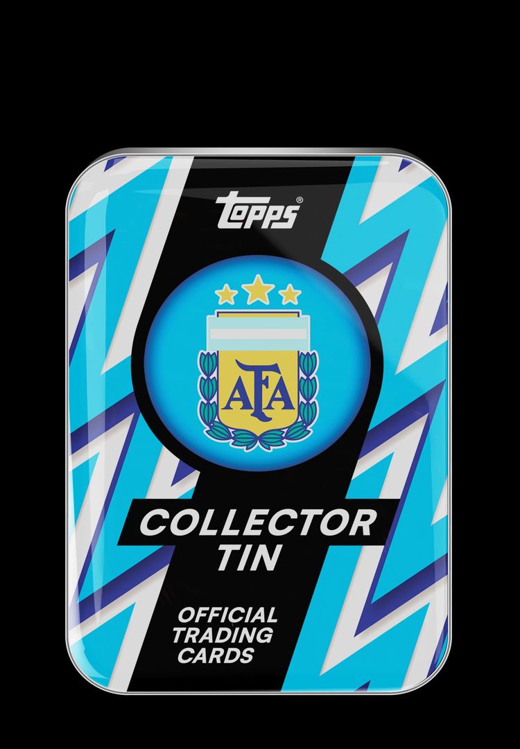 TIN ARGENTINA  SELLADA Topps Collector Tin Official Trading Cards
