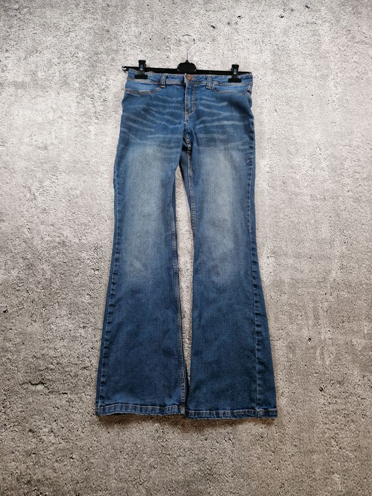 Blue Flared Jeans