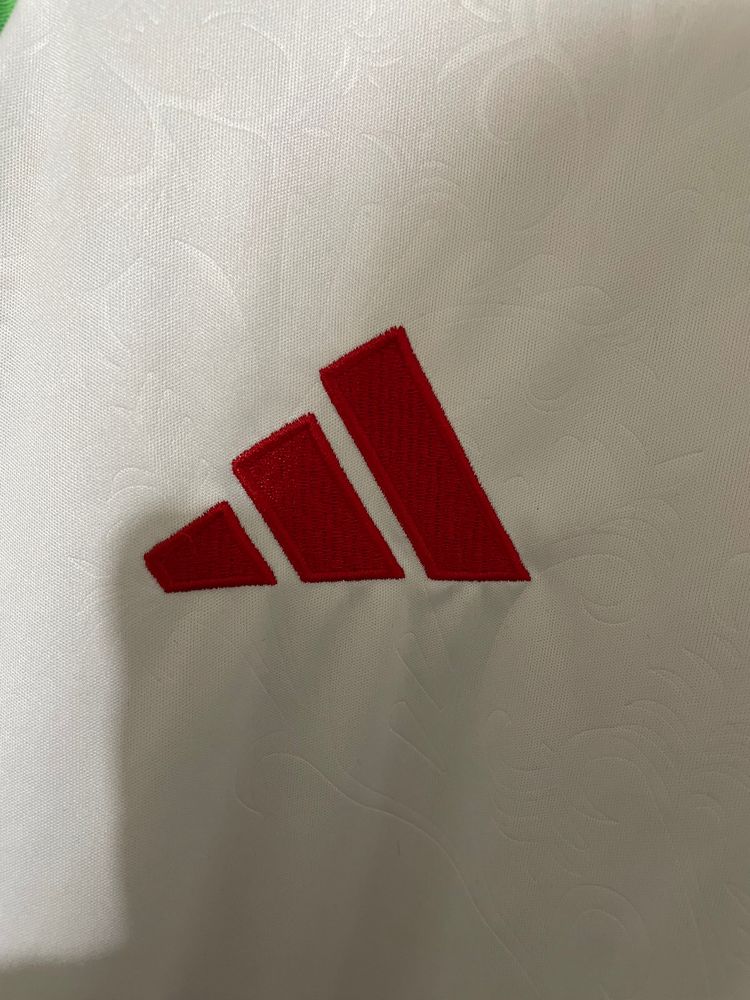 Adidas White And Green Sports Jersey image 3