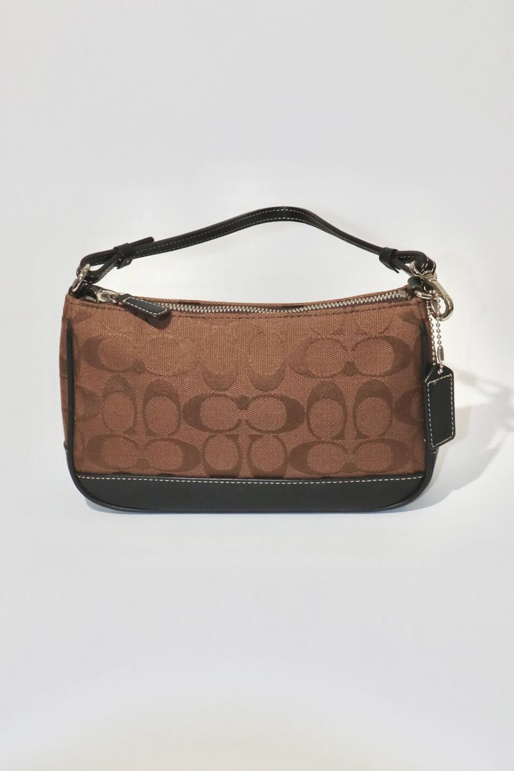 Coach Coach Vintage 2001 Mini Pouch in Chocolate Brown product image