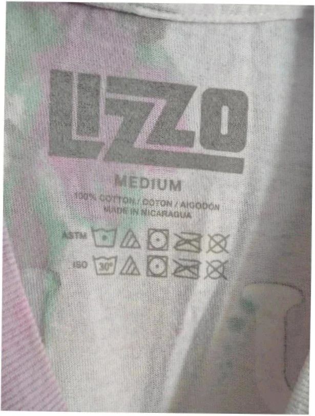 Official Lizzo U R Special Tie Dye Graphic Tour T Shirt Size M UK 10 12 image 4