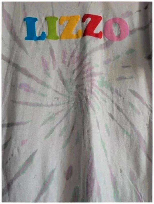 Official Lizzo U R Special Tie Dye Graphic Tour T Shirt Size M UK 10 12 image 3