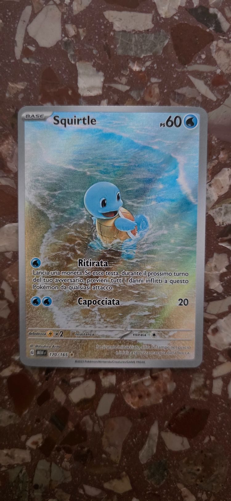 Squirtle Pokémon Card imagen 1