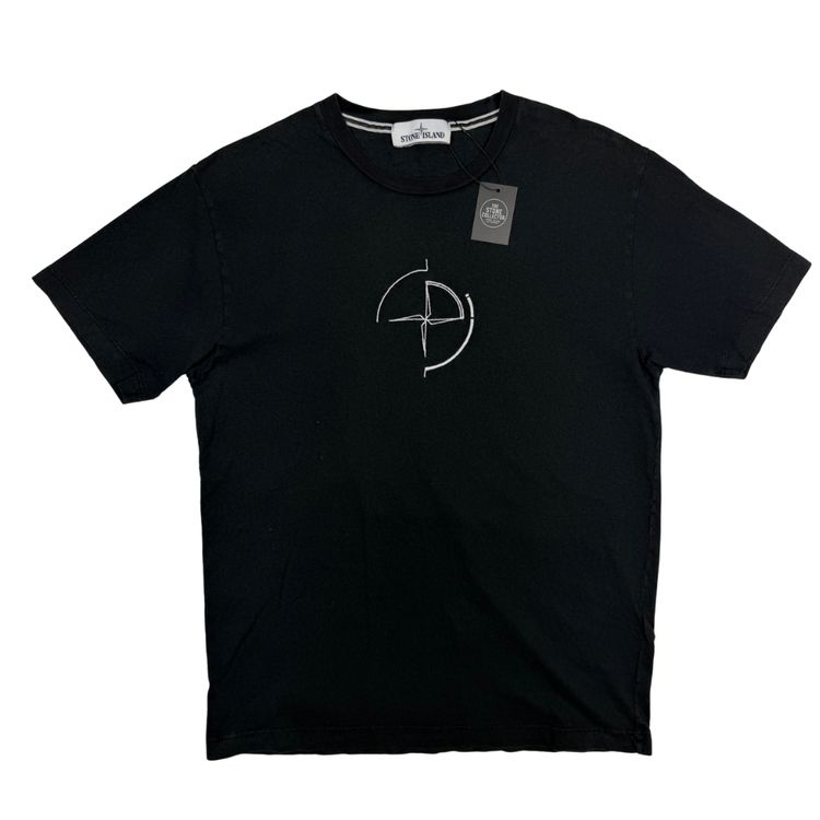 Camiseta Stone Island Negra manga corta - talla L