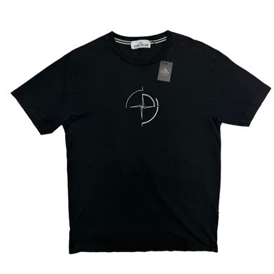 Camiseta Stone Island Negra manga corta - talla L