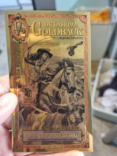 1/2 goldback you choose