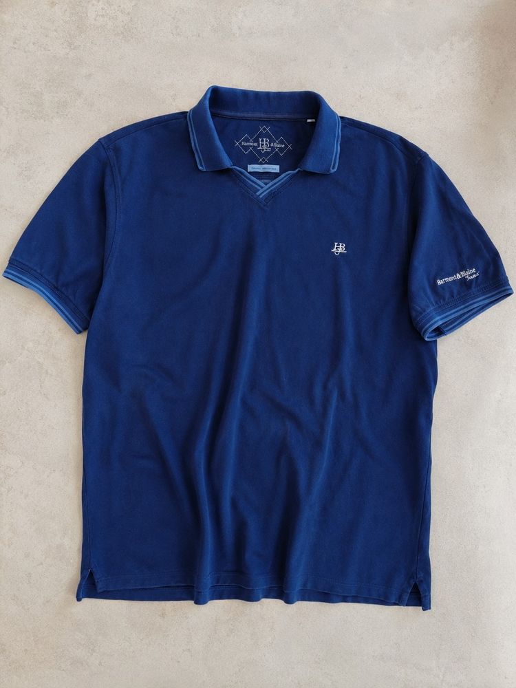 Harmont & Blaine Blue Polo Shirt