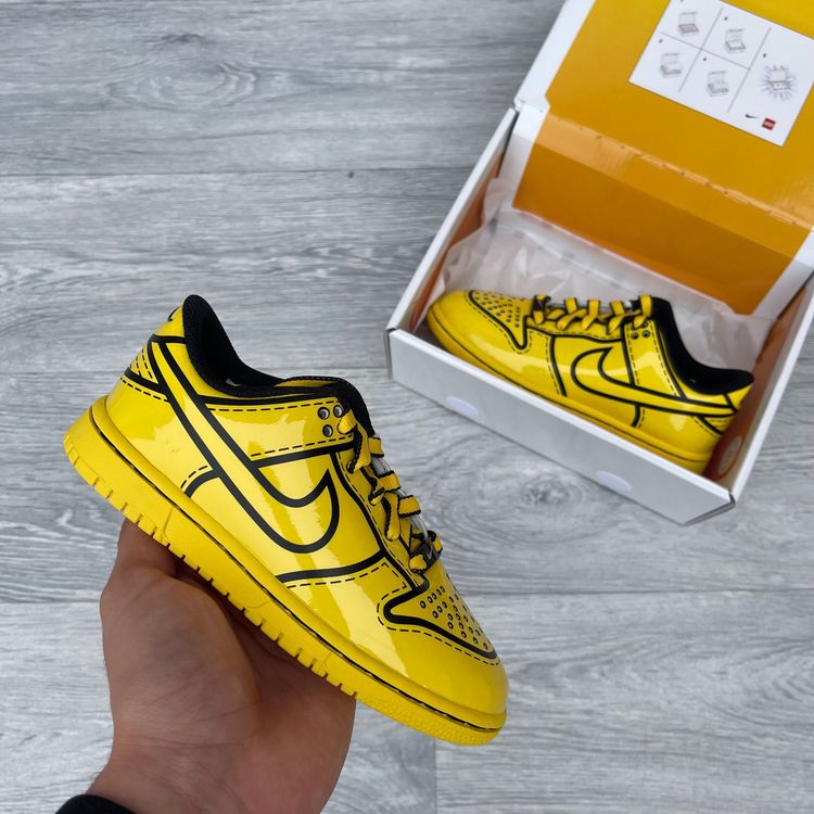 Nike Dunk Low Lego Trainers Sneakers [PS] - Tour Yellow [II7288 700] obraz 1