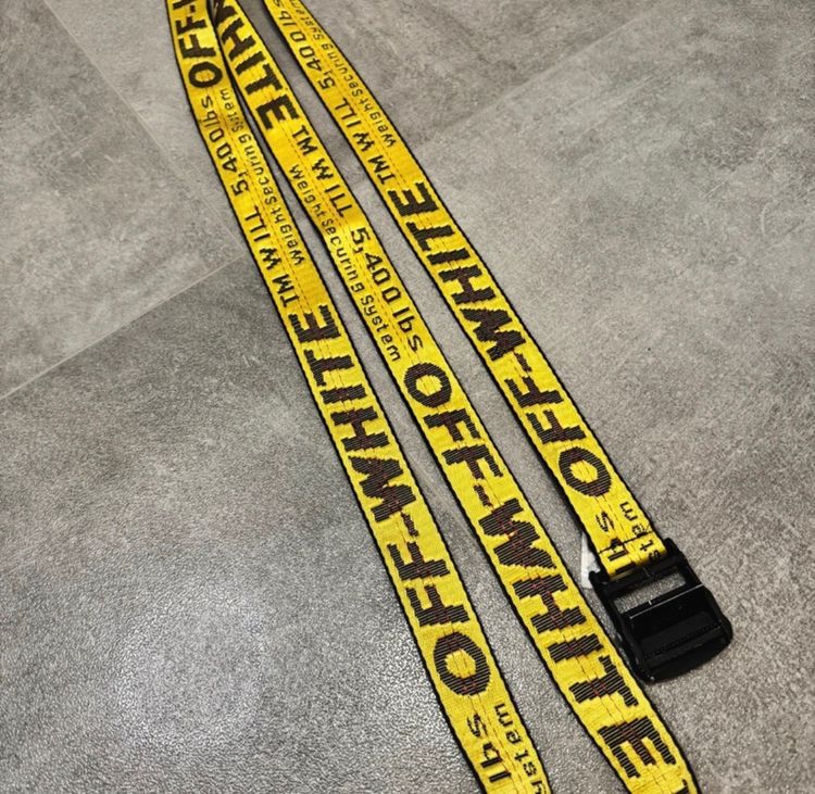 Off-White Yellow Industrial Belt product image