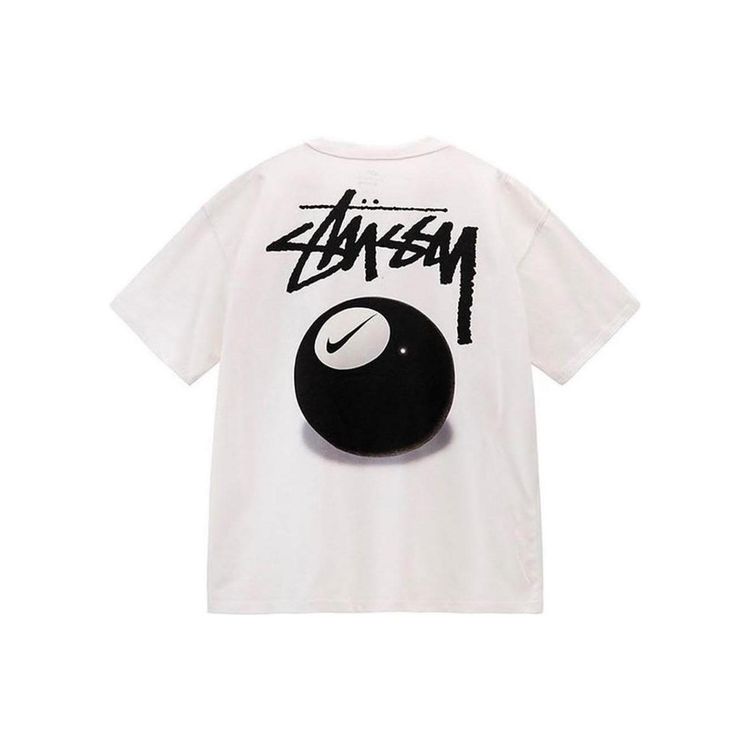 Immagine di Nike x Stüssy 8 Ball Tee White 3