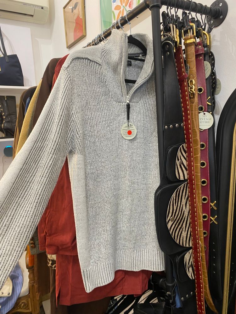 Other Gray zip up sweater product image